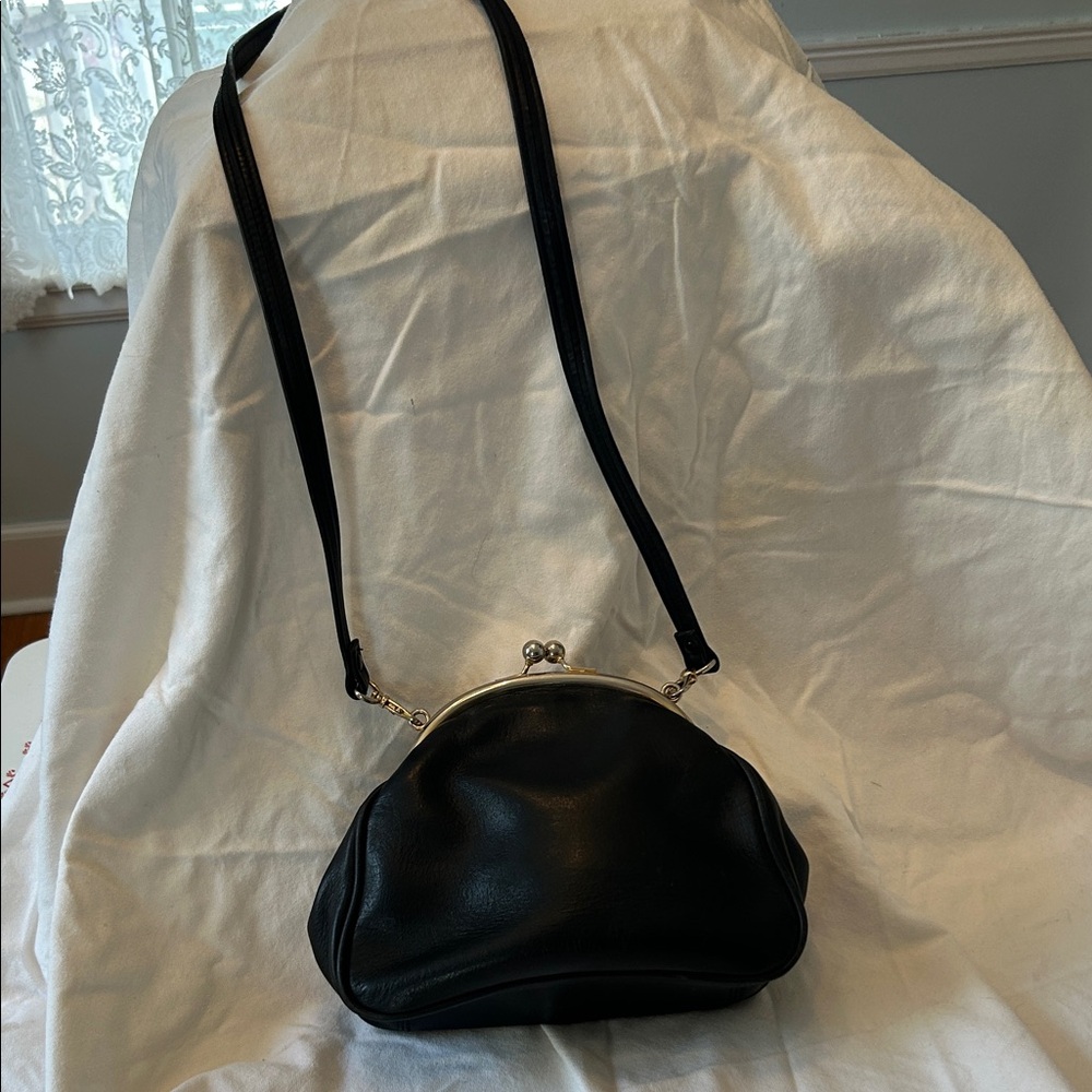 Jacqueline Ferrar Vintage Black Crossbody Bag
